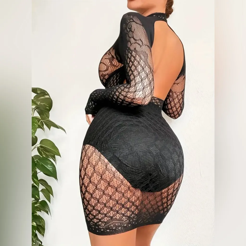 Hollow Out‎ High Round Neck High - Image 5