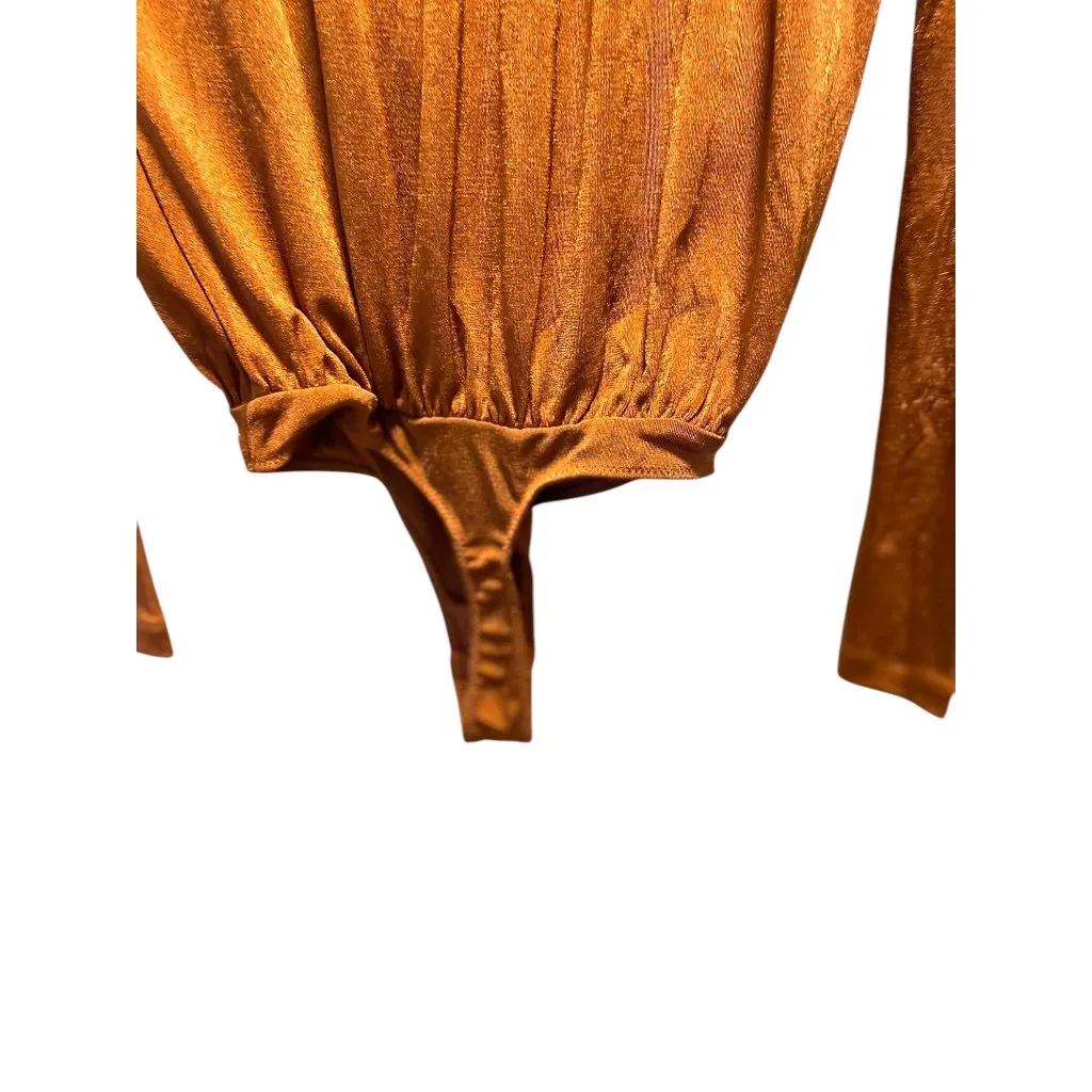 Free People Turnt Bodysuit Rust Size XS Revolve - Image 11