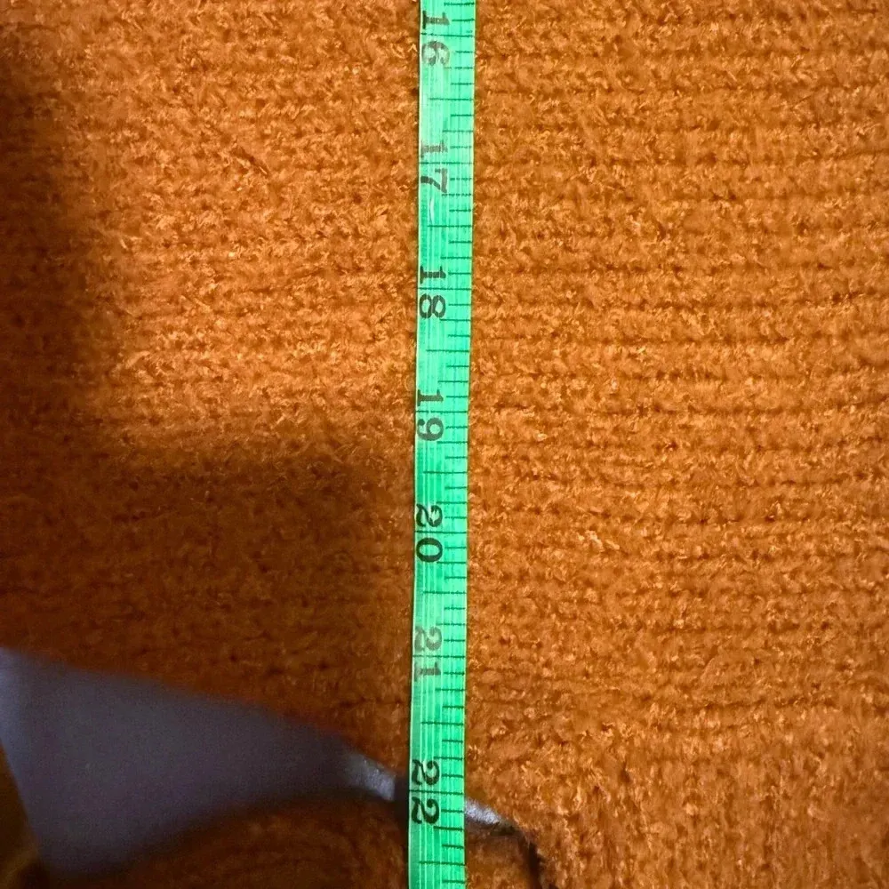 Dee Elly Pink and Brown Crew Neck Sweater with Geometric Pattern - Image 6