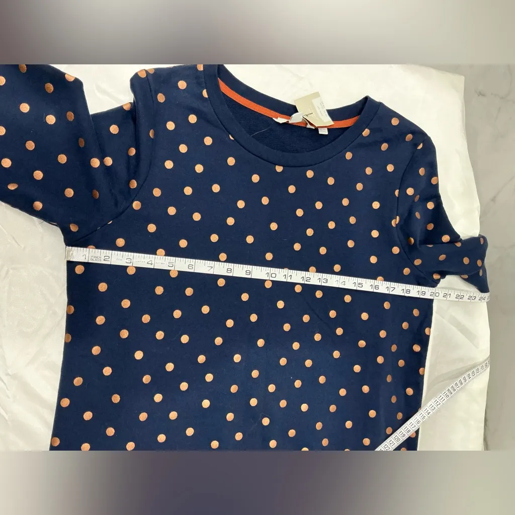 Cute sweatshirt dress 💙🧡💙🧡💙 Blue Size 10 - Image 8