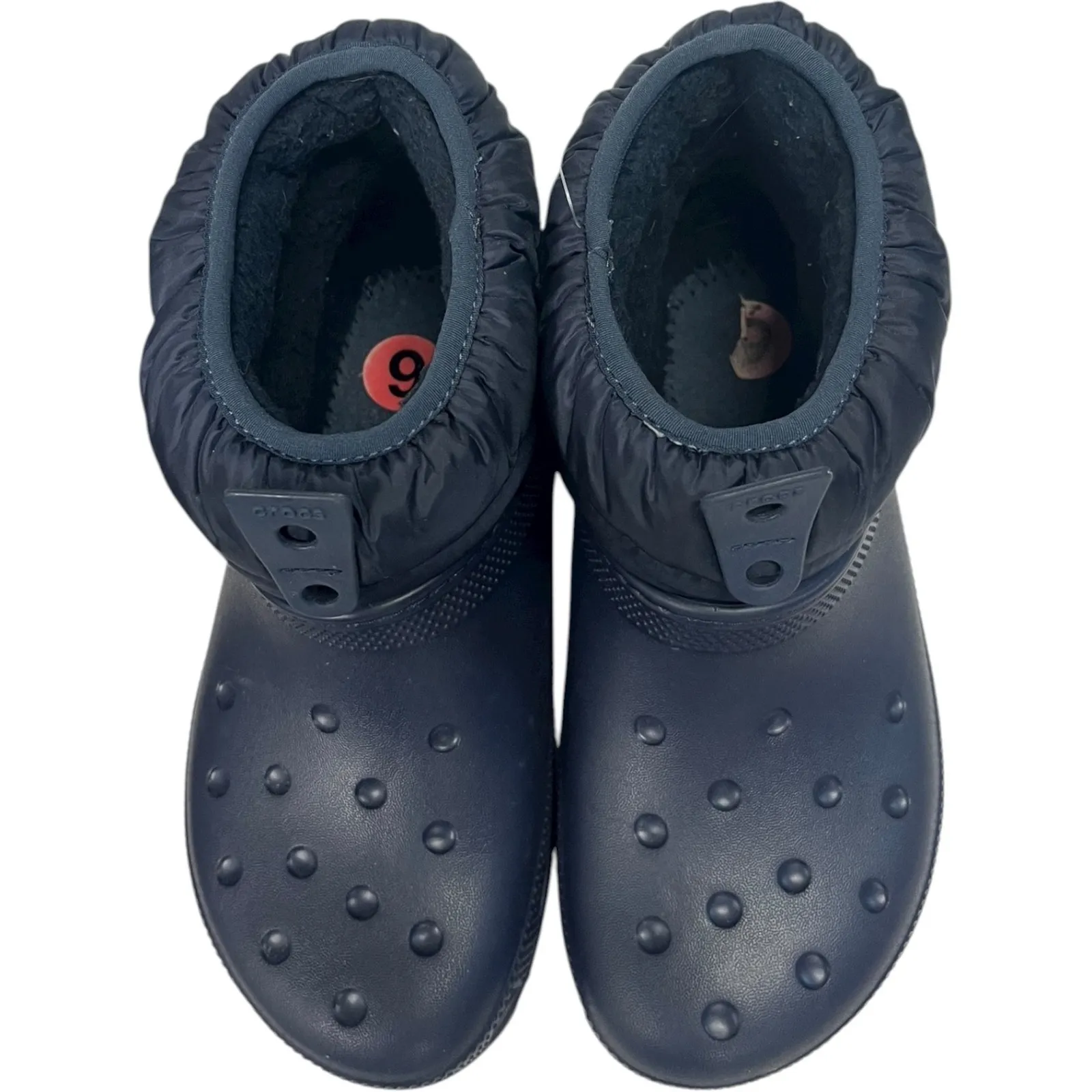 Crocs Crocs Nano Puff Boots Womens 6 Blue Faux Fur Lined Insulated Shoe 207311 - Image 7