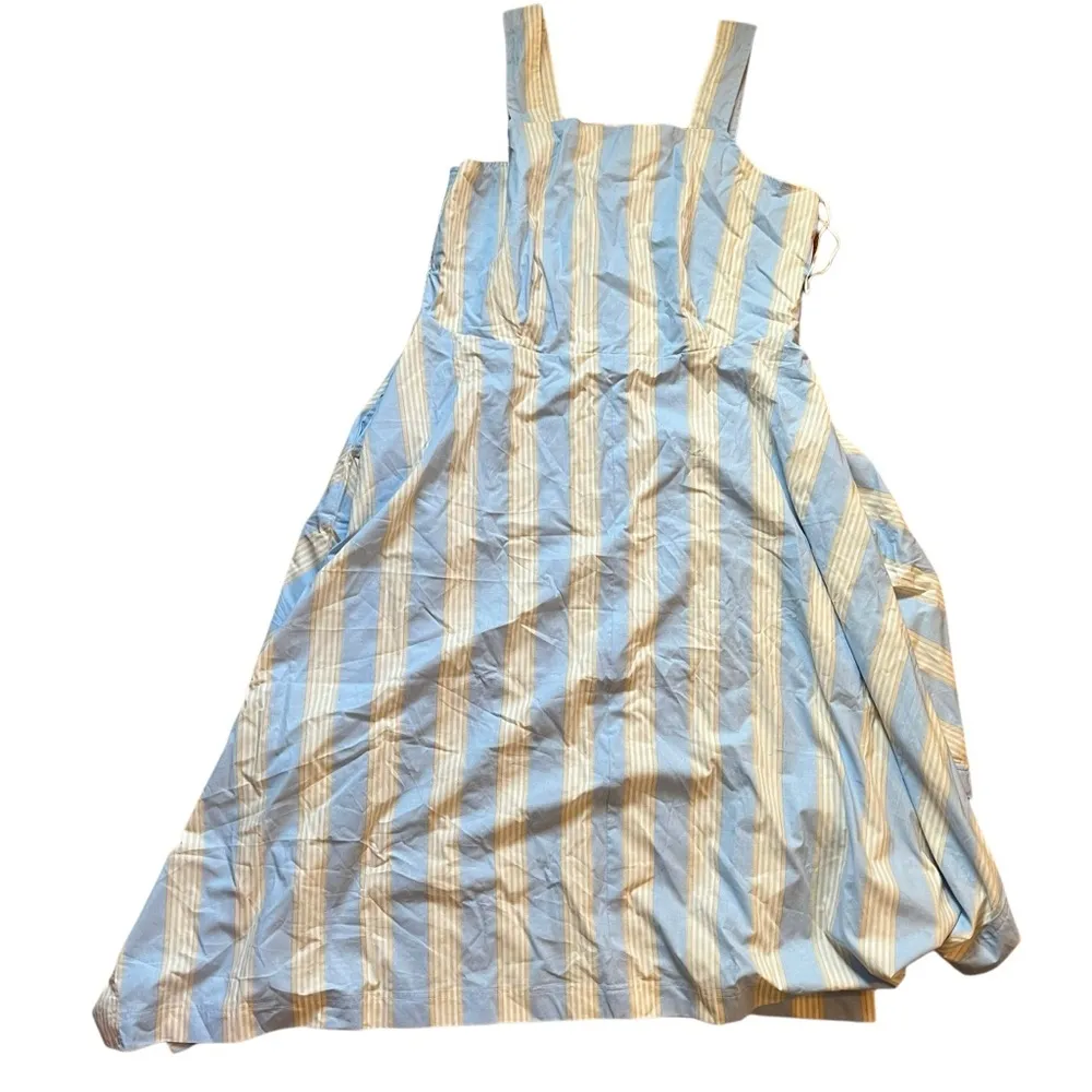 The Coastal Poplin Tie-Waist Midi Dress size 2XL - Image 5