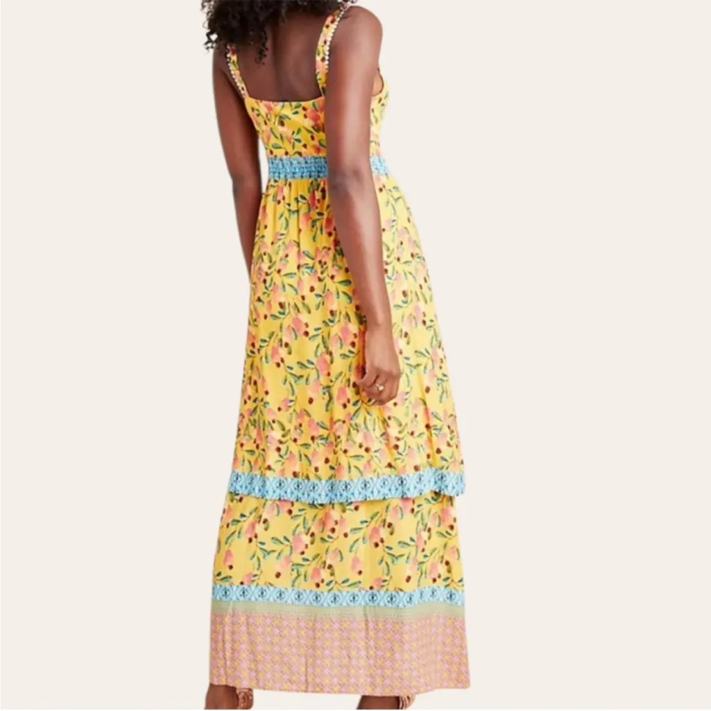 NWT Anthropologie Farm Rio Anjou Maxi
Dress Size 2 Petite Retail $240.00 - Image 3
