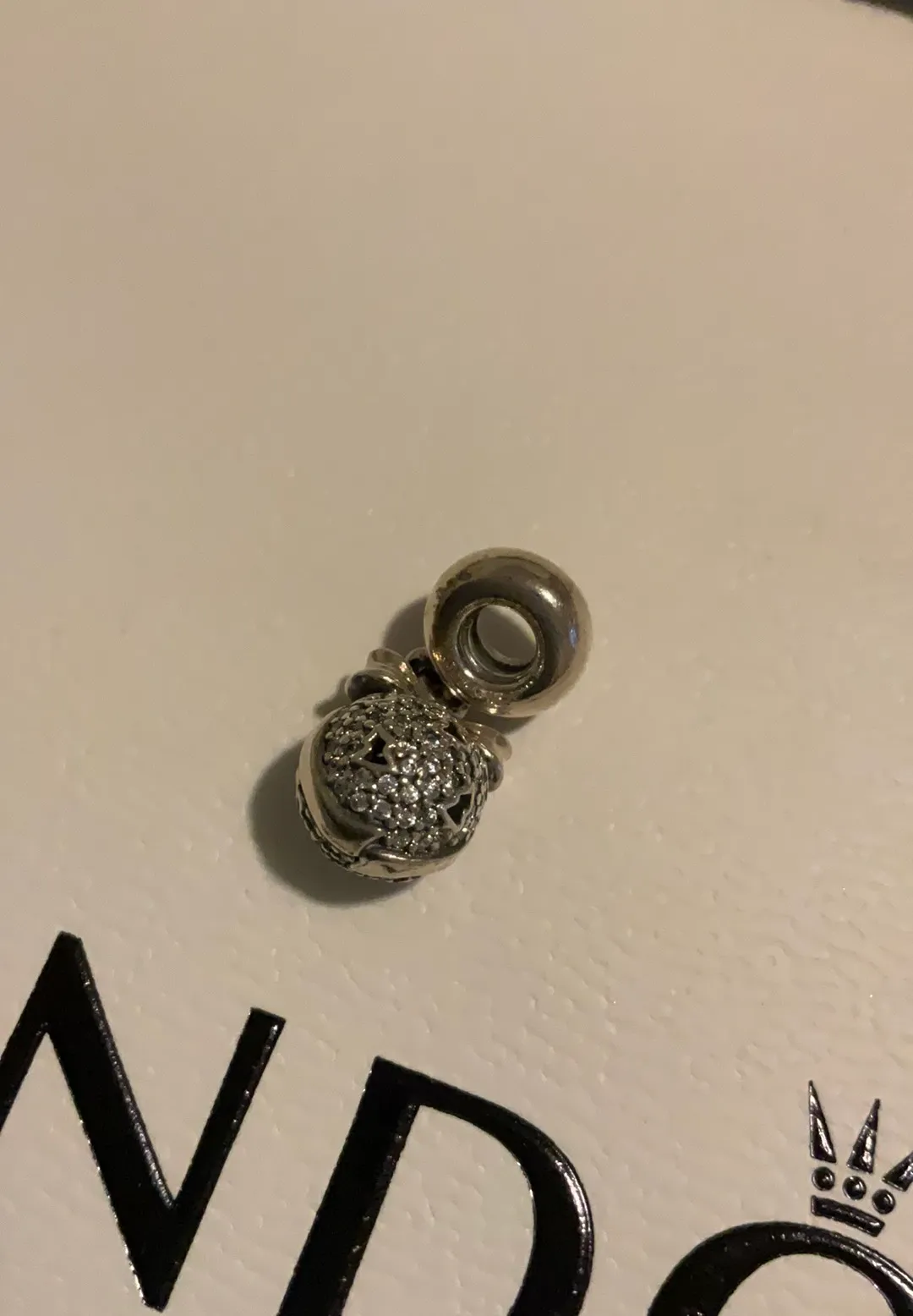 Pandora cz bell charm  - Image 3