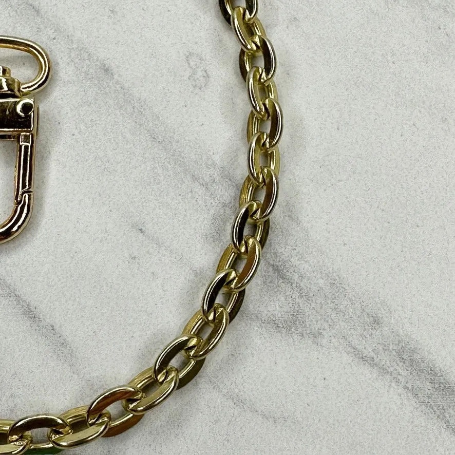 Gold Tone Chain Purse Strap 41" Crossbody Shoulder Bag Replacement ✨ - Image 9