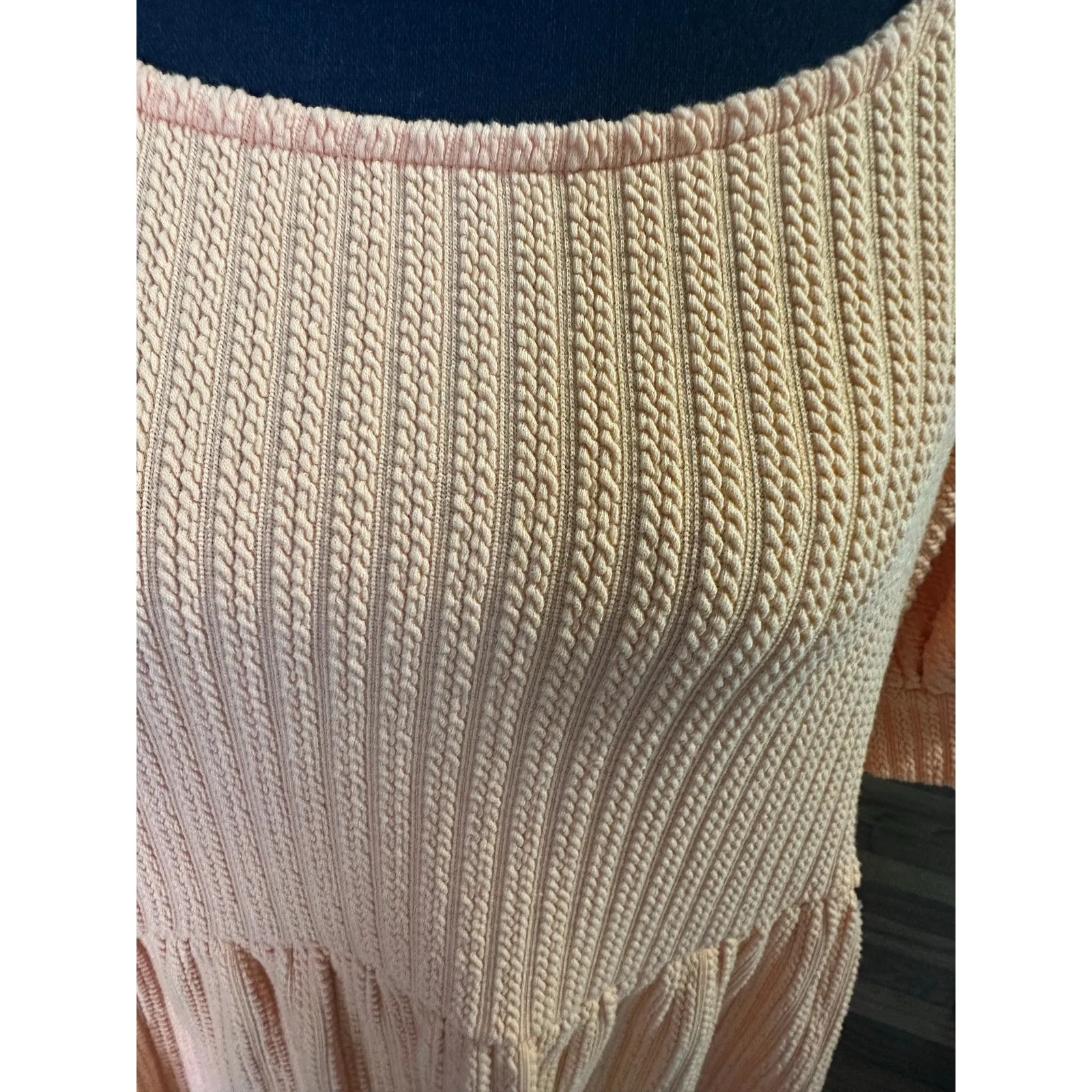 Polagram Orange Rivne Dress – Flowy Boho Style with Feminine Detail - Image 6