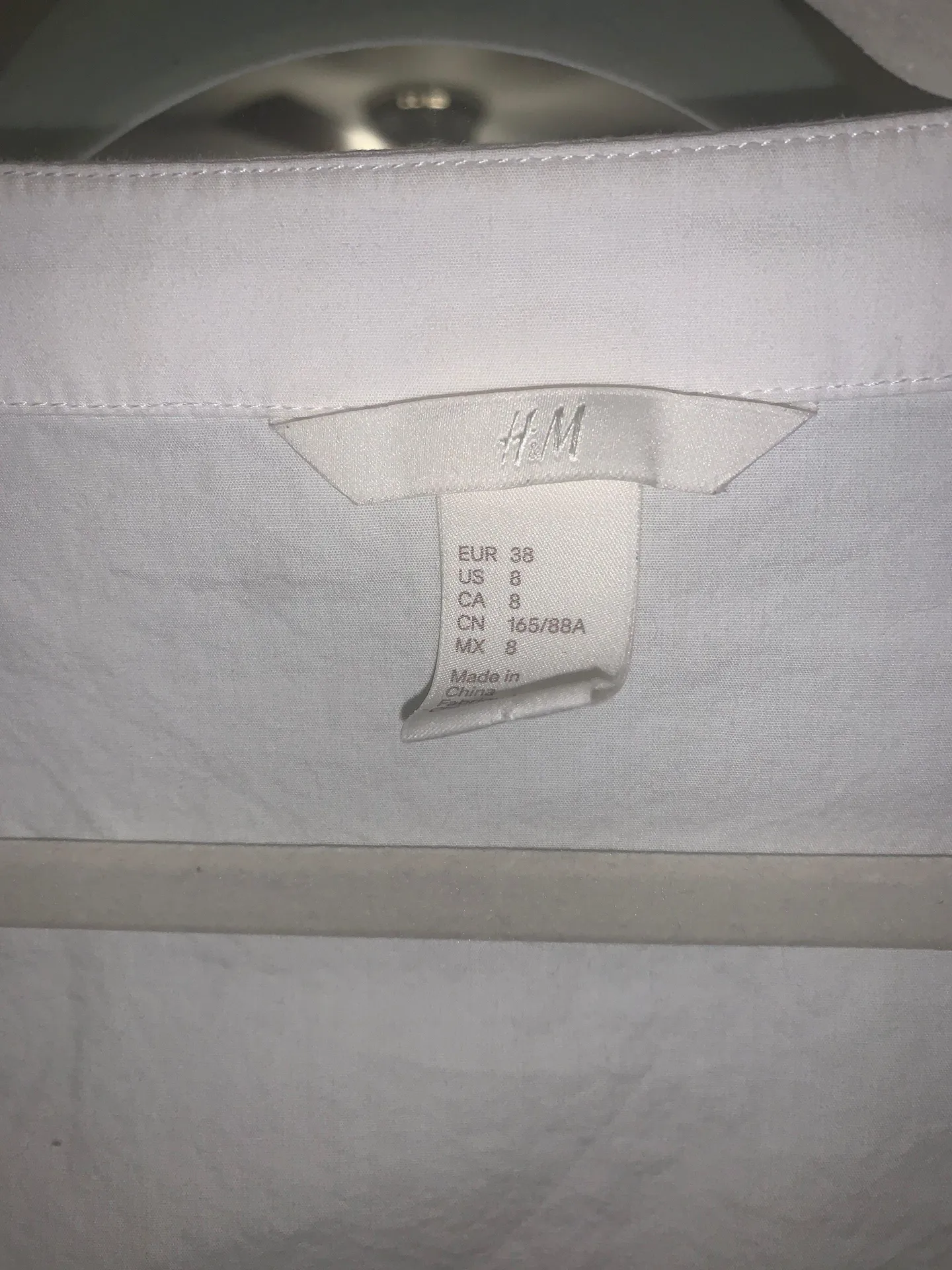 White Button Down Crop - Image 5