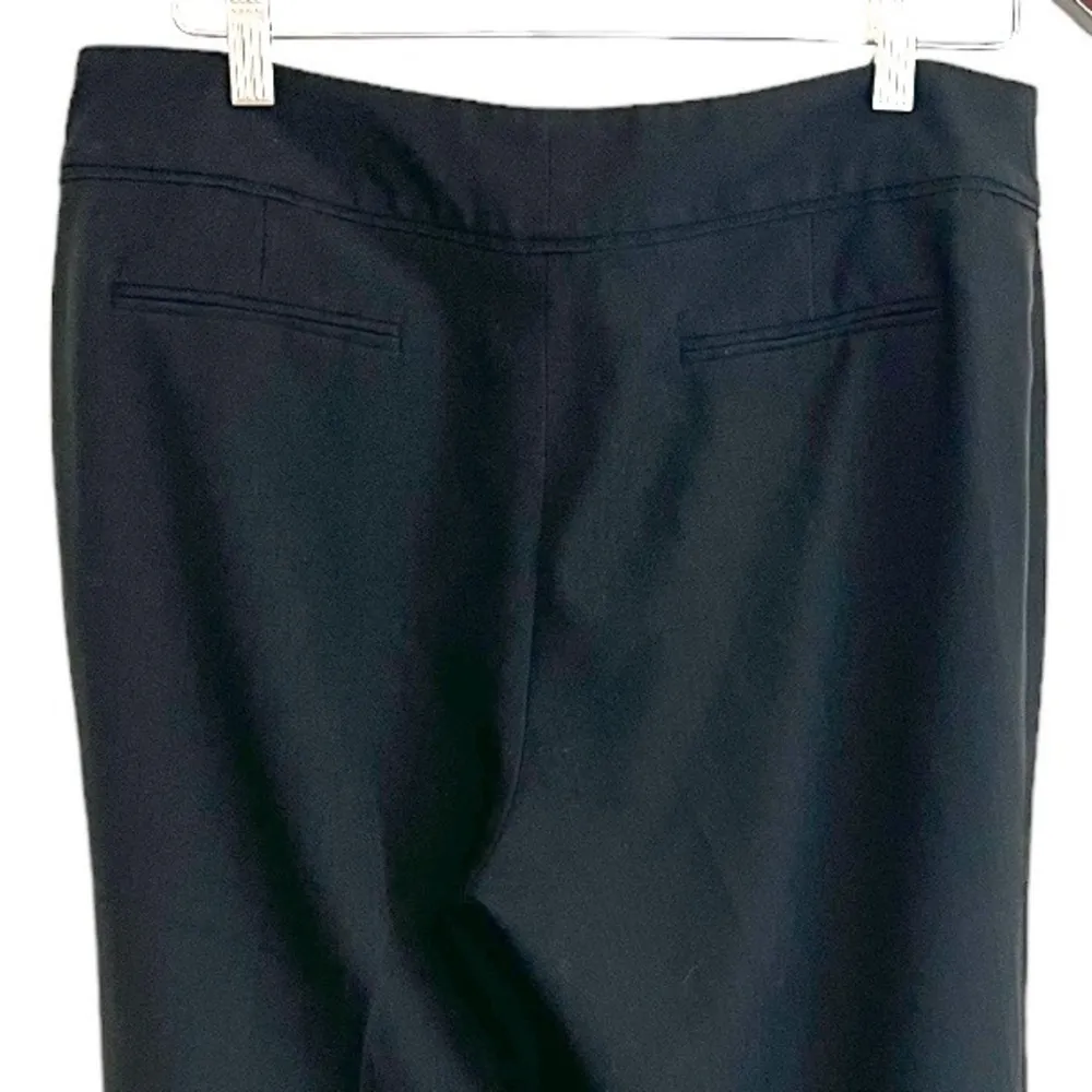 Atelier Pinstripe Dress Pant Trouser 10P Petite Professional Work Classic Black - Image 6