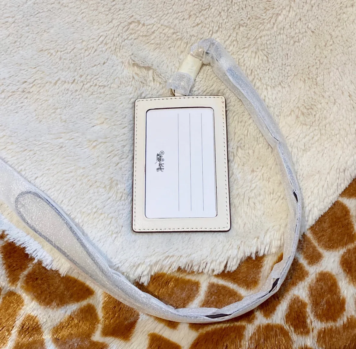 Id Lanyard In Signature Canvas With Strawberry Print coach 93727 - Image 2