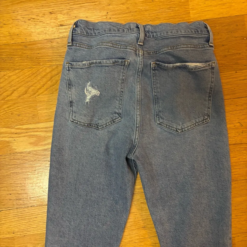 Agolde Nico Organic Cotton Preppy Coastal Quiet Luxury High Rise Slim Jeans 26 - Image 6