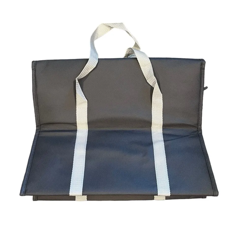 House Calls Large Double Handle Insulated Tote Bag 13”Hx 16"L x 7"W Food Drinks Gray - Image 4