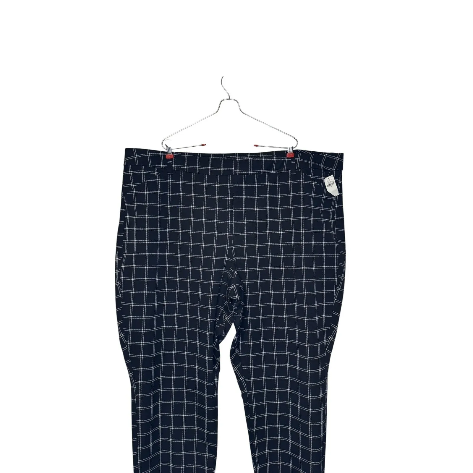 Old Navy Womens Pants High-Rise Pixie Never Fade Checkered Black / White‎ 26 NWT - Image 4