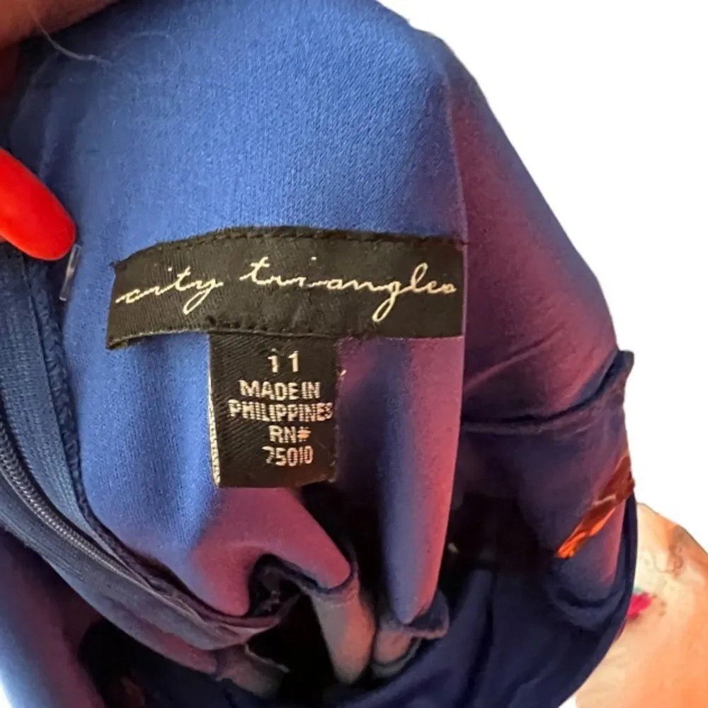 City Triangles Blue Dress - Image 27