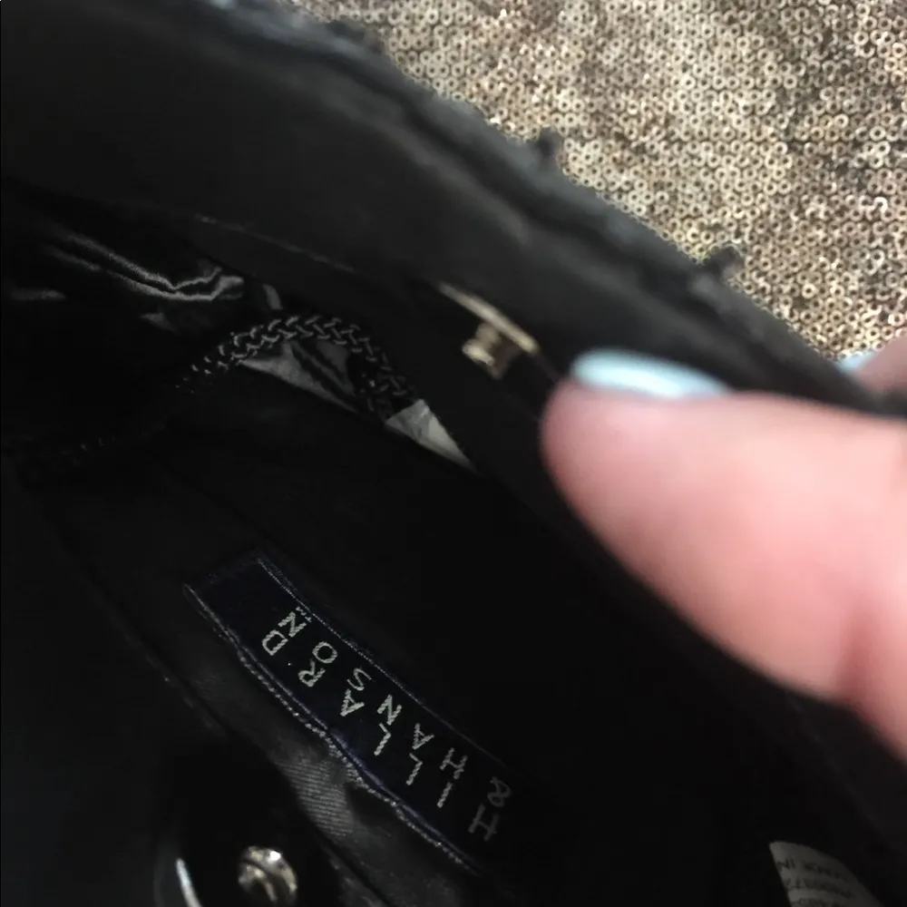 Small beaded black bag - Image 4