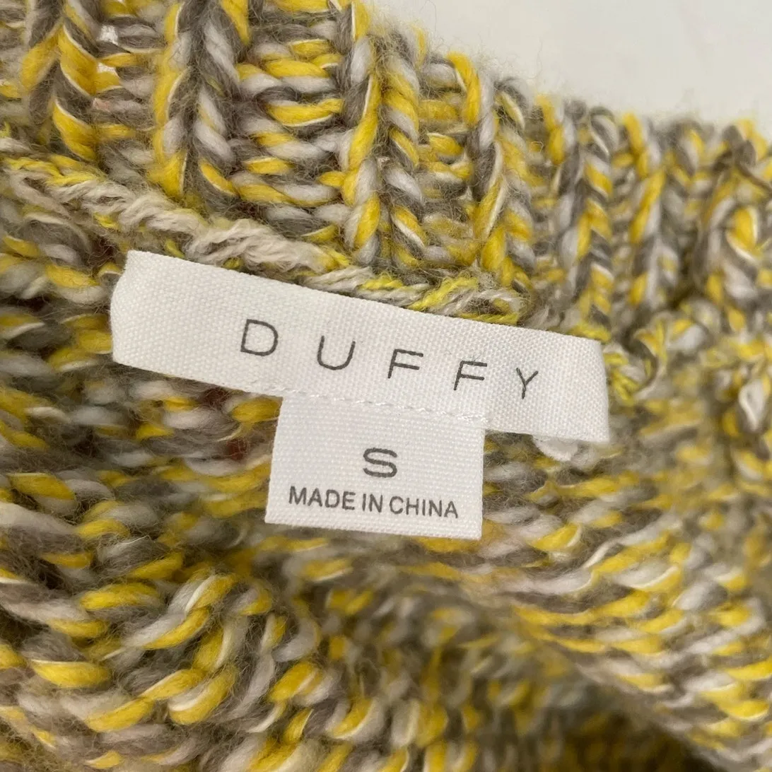 Duffy Wool Blend Canary Yellow Multi Pullover Sweater NWT Size Small - Image 3
