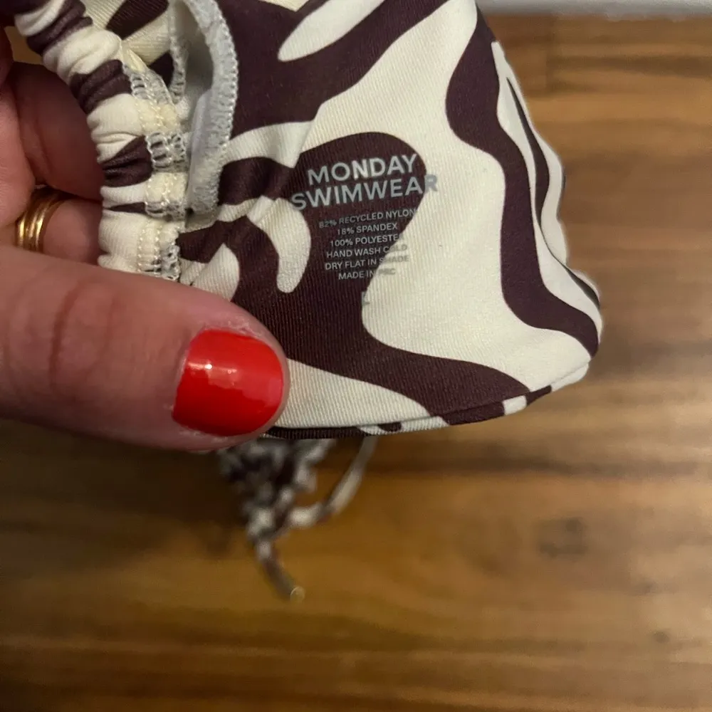 Monday swimwear zebra print bikini set White Size L - Image 8