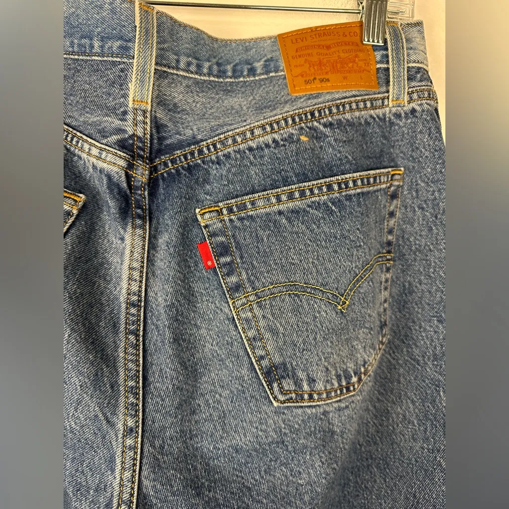 Levi's Premium 501® '90S WESTERN Mid Rise Loose WOMEN'S JEANS Sz 31x30 - Image 7
