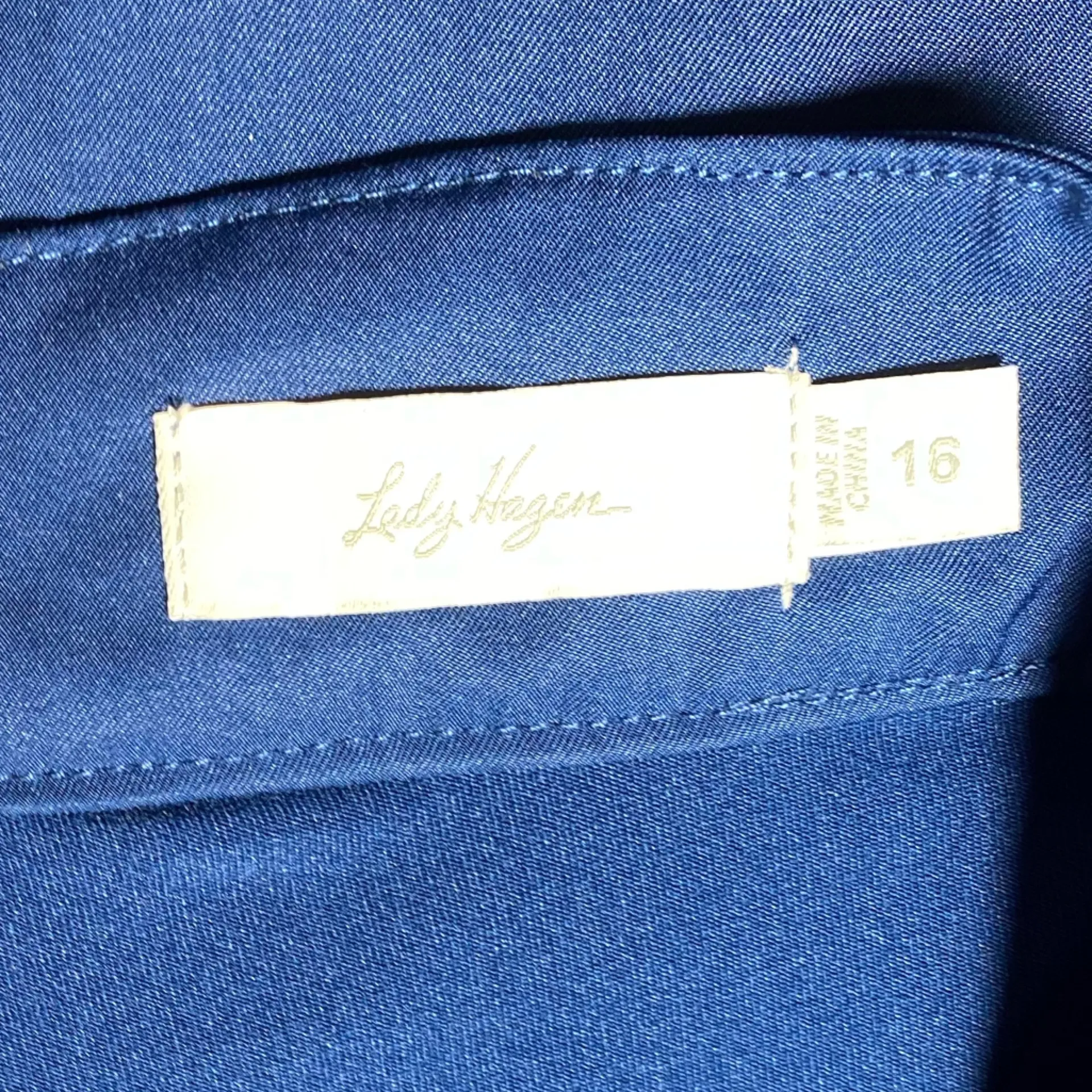 Lady Hagen Women’s 16 Golf Tennis Skort Blue White Athletic Stretch Pockets - Image 8