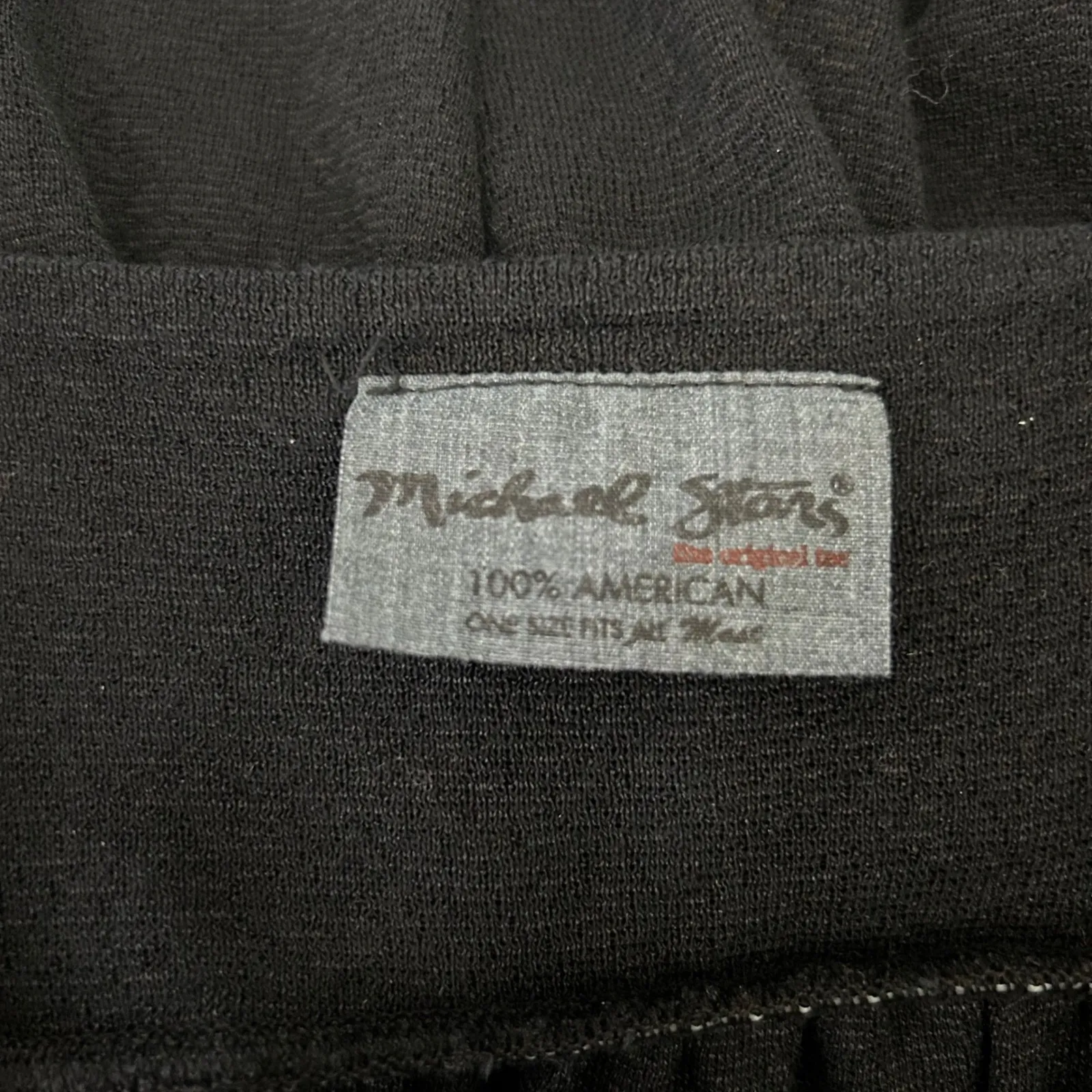 Michael Stars Black Tank Top Square Neck One Size Fits All Knit Sleeveless - Image 4