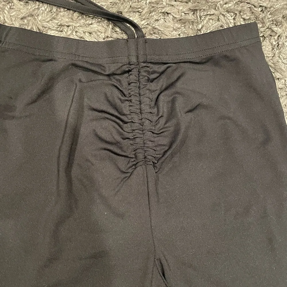 Privé Women’s Leggings Black Solid Cinch Drawstring Front Size XS - Image 5