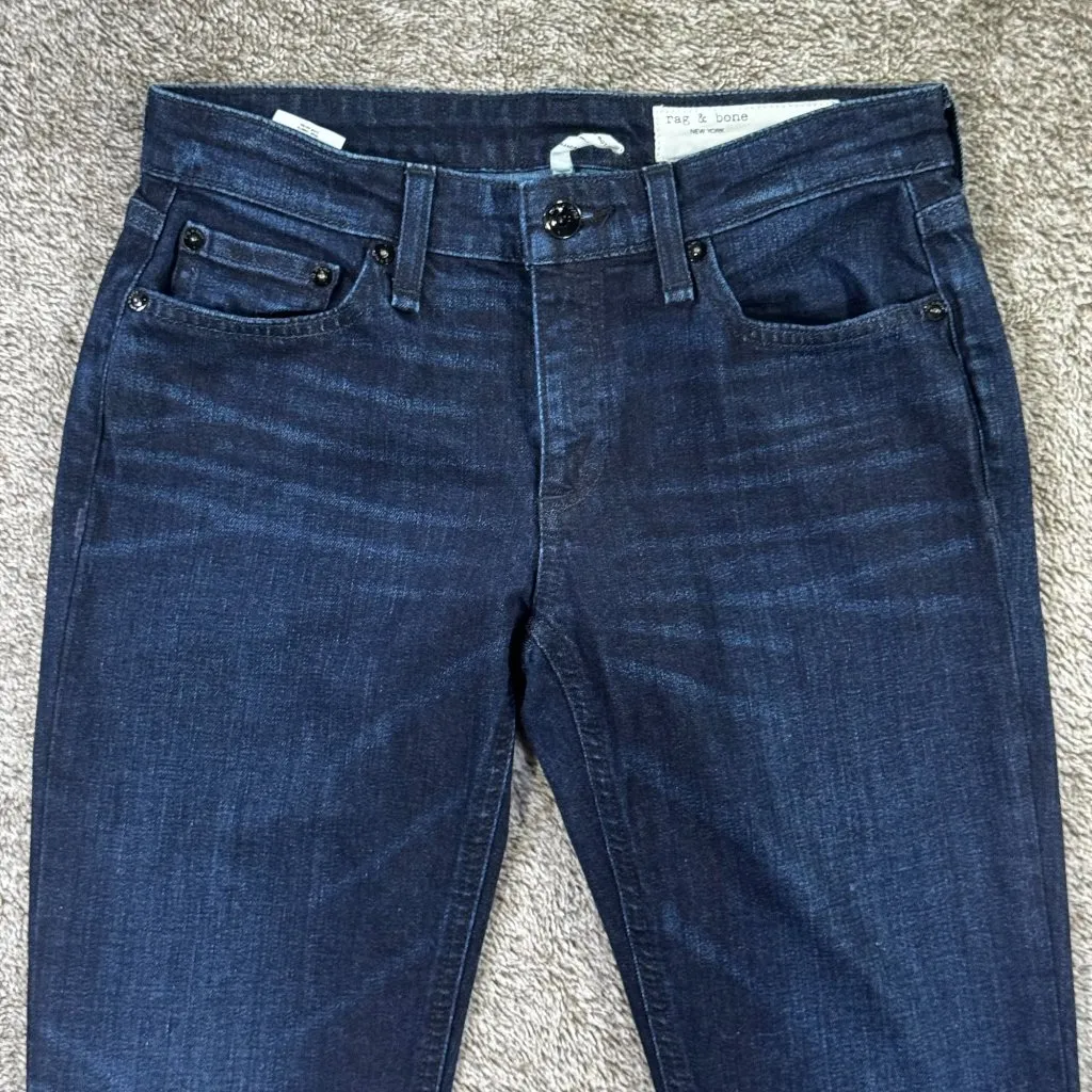 Rag & Bone Dre Low Rise Slim Boyfriend Jeans Sz 23 Esme - Image 4