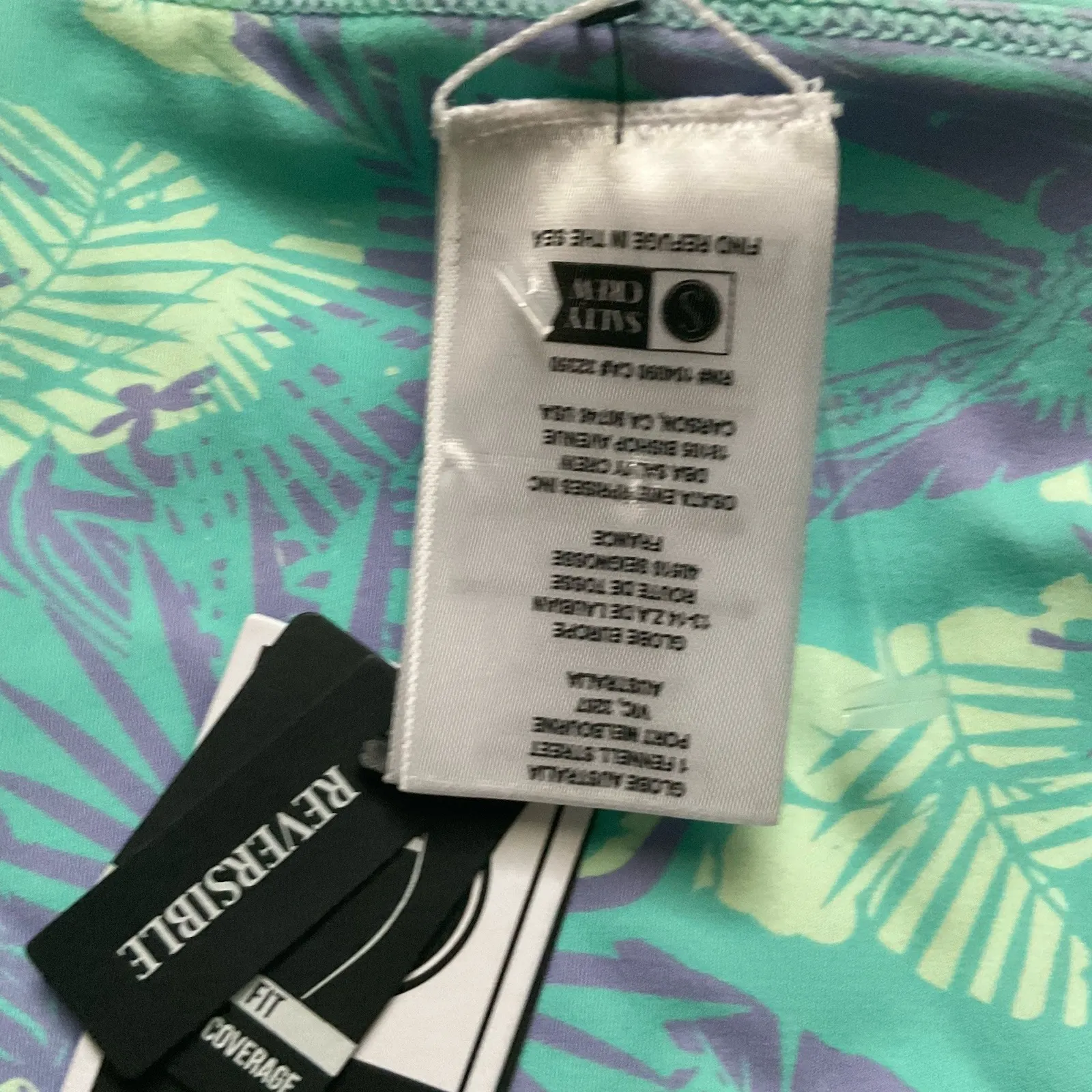 Brand New Salty Crew Womens Tandem Reversible Bottom Sea Green Size XL - Image 7