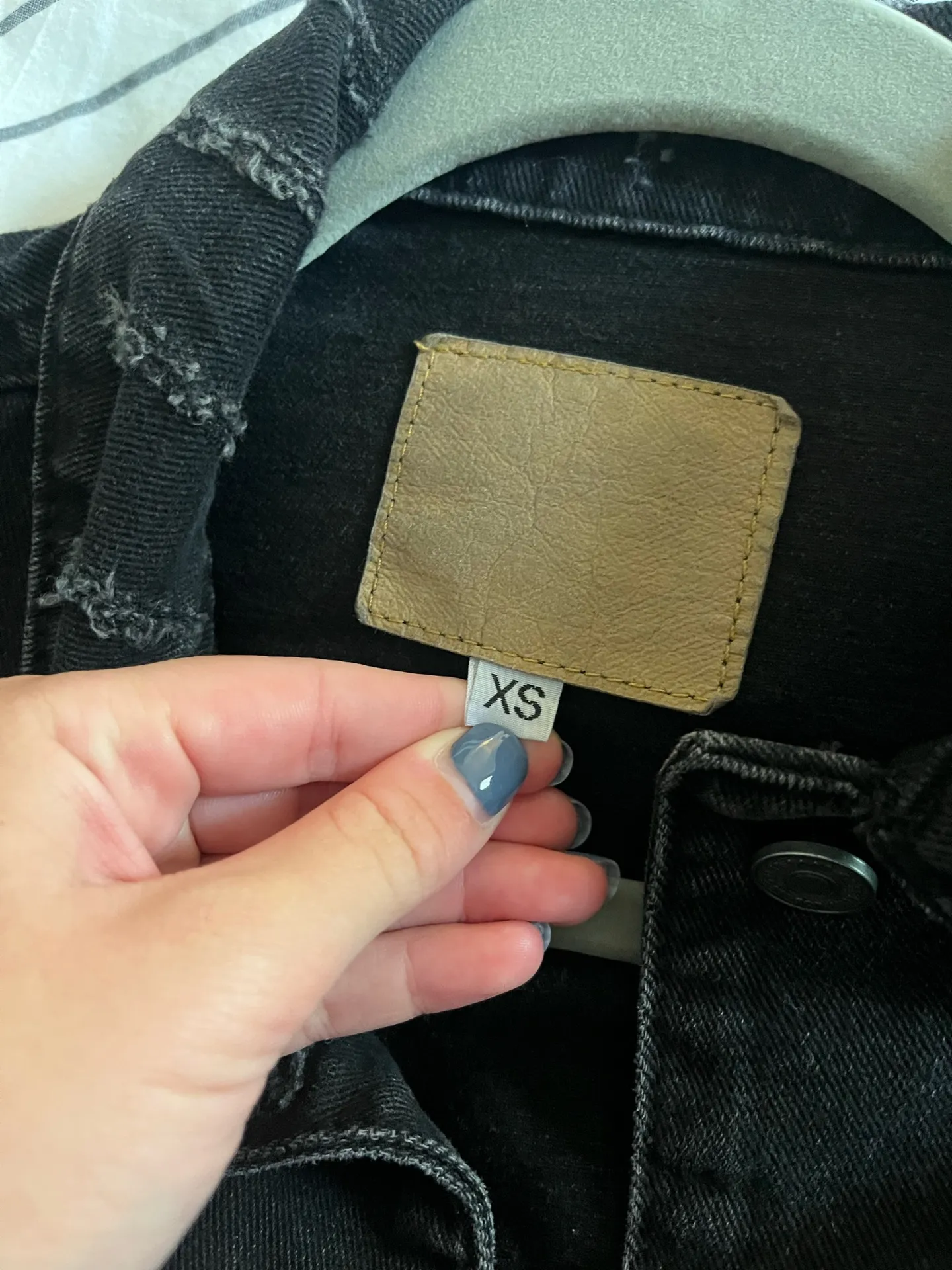 Cropped denim jacket Black Size XS - Image 2