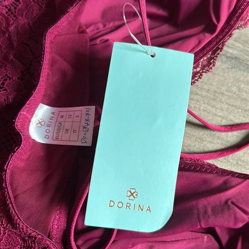 Dorina burgundy lace bralette Red Size M - Image 4