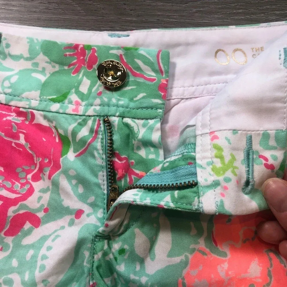 Lilly Pulitzer The Callahan Short Poolside Beach Walk Blue Size 00 - Image 7