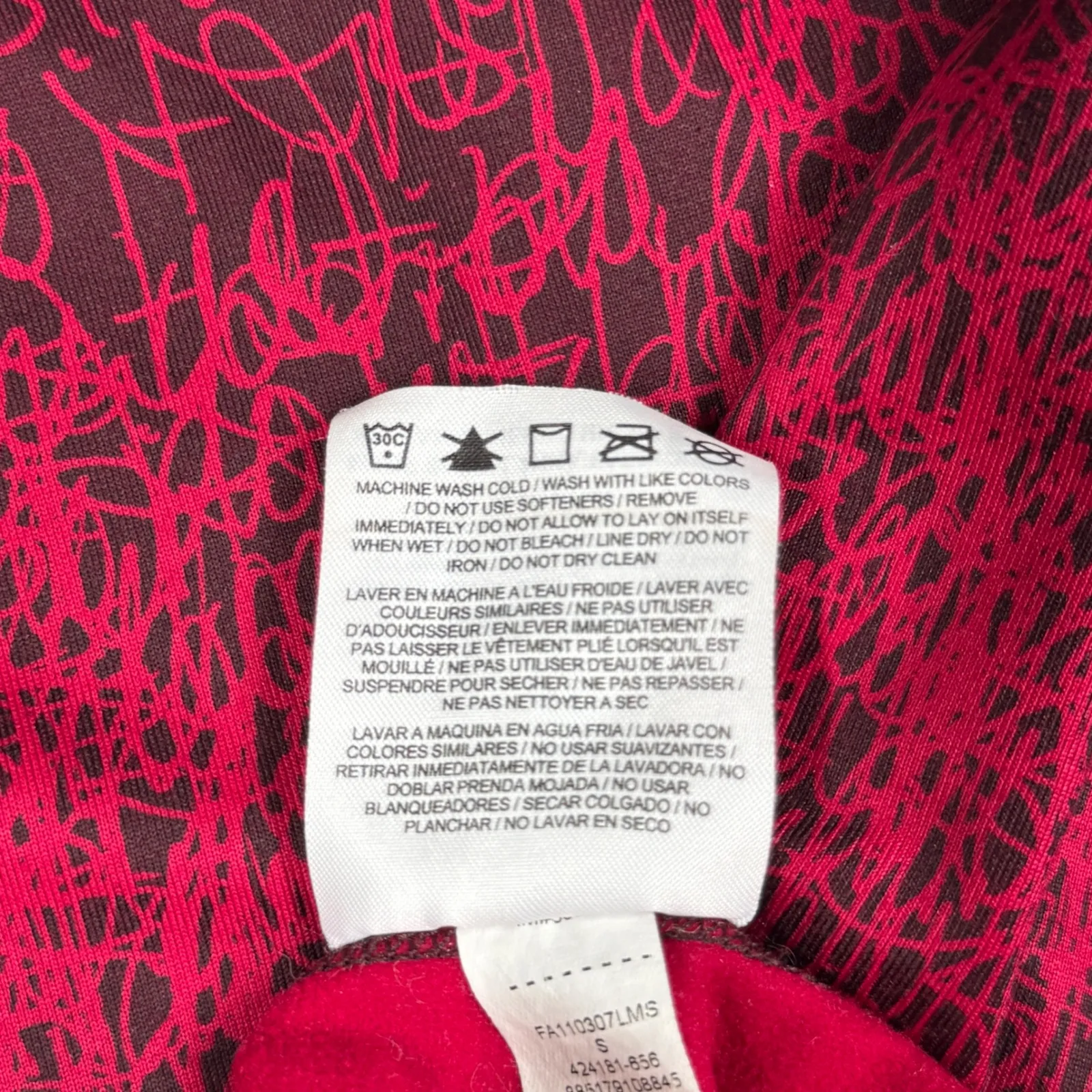 Nike 1/4 Zip‎ Top Therma-FIT Womens Small Red Just Do It Gym Athleisure Workout - Image 11