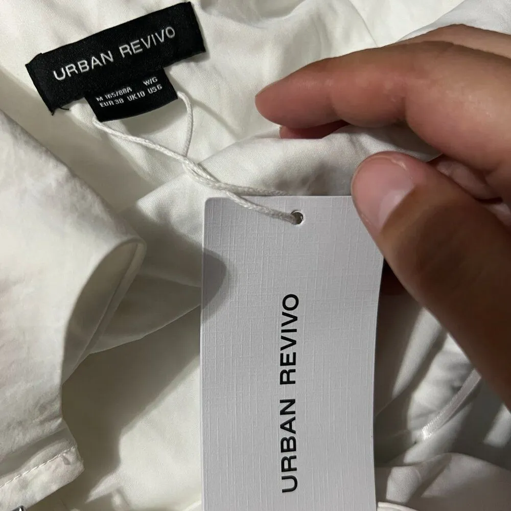 NWT Urban Revivo medium white blouse - Image 7