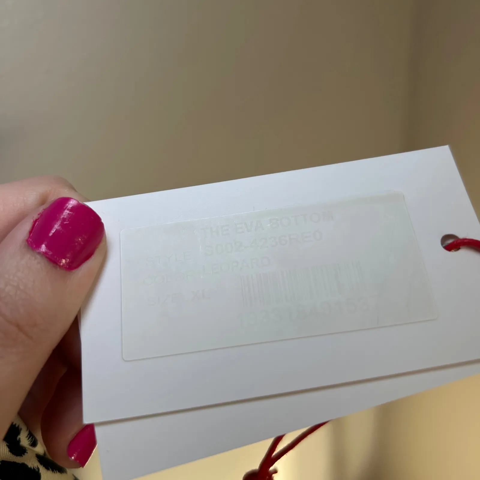 NWT Solid & Striped Leopard Print bikini bottom women's XL beach vacation bold - Image 6