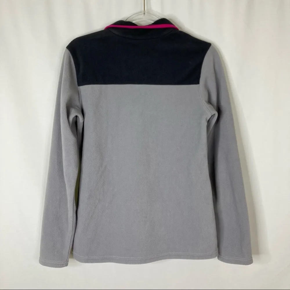 3/$30 Columbia | Gray Pink Fleece Pullover Sweatshirt S - Image 6