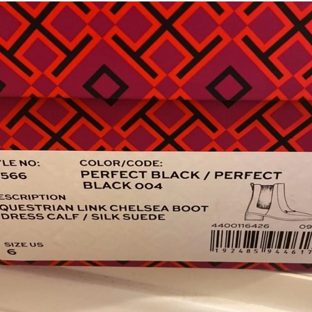 Tory Burch Black Equestrian Link Chelsea boots - Image 9