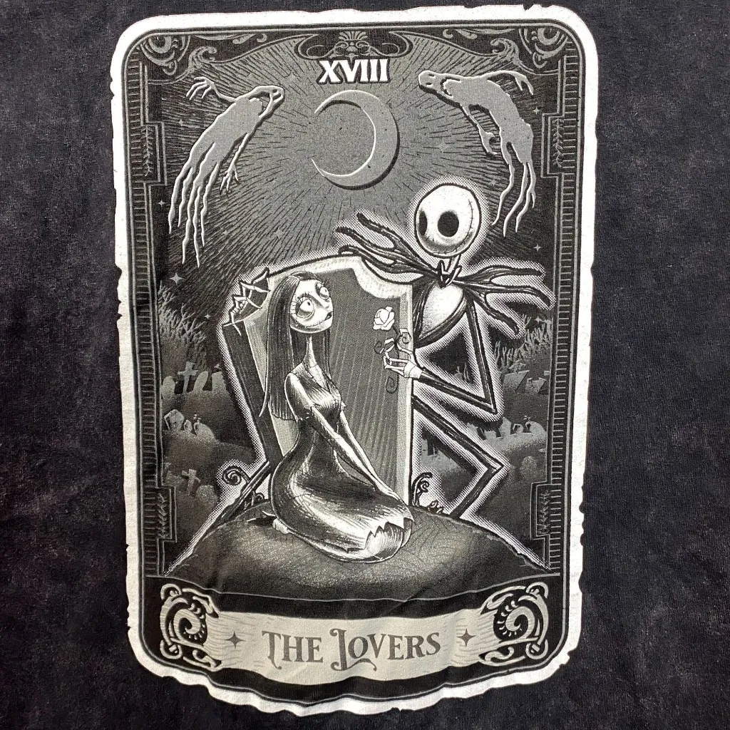  The Nightmare Before Christmas Jack and Sally The Lovers T-Shirt 2XL - Image 2