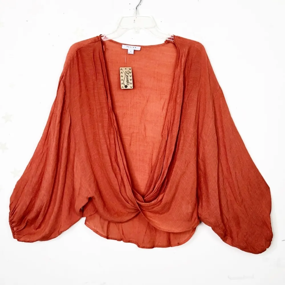 FAVLUX oversized copper tone blouse - Image 8