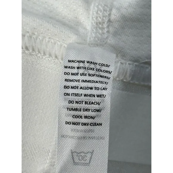 White Pleated Skirt with Built in Shorts Athleisure Tennis Skirt XXL - Image 9