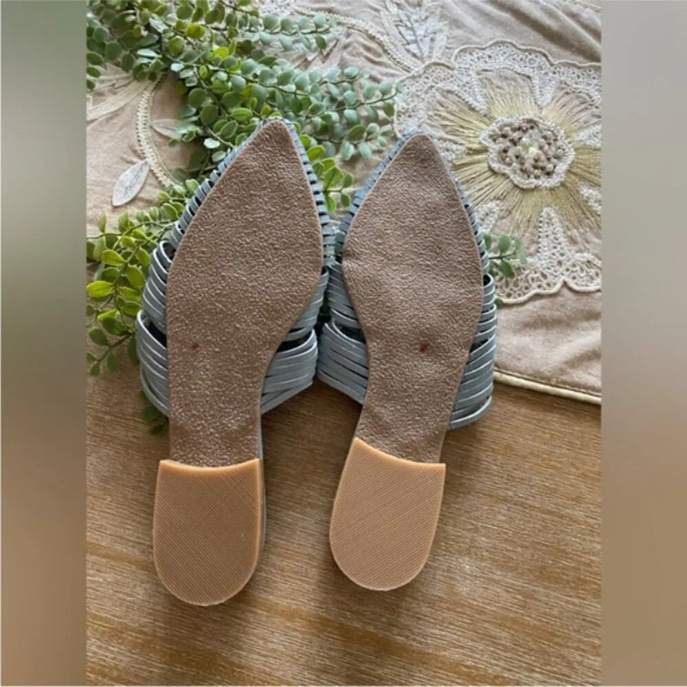 Anthropologie  Matisse East End Leather Mule in Sky Size 8 NWOT $89 - Image 7