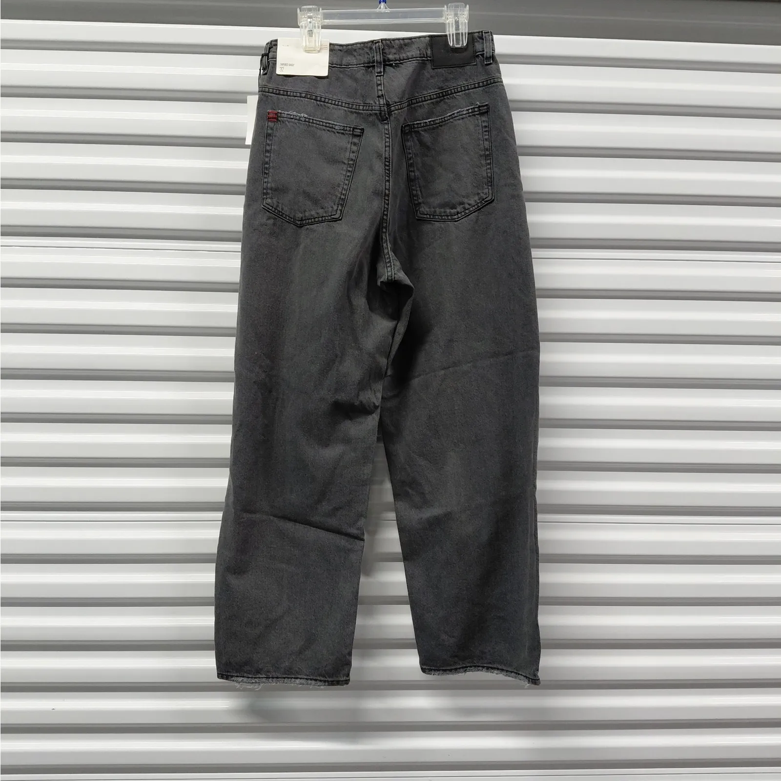 Urban Outfitters BDG Womens High Rise Jeans Size 32 Black Tapered Baggy Y2K - Image 3