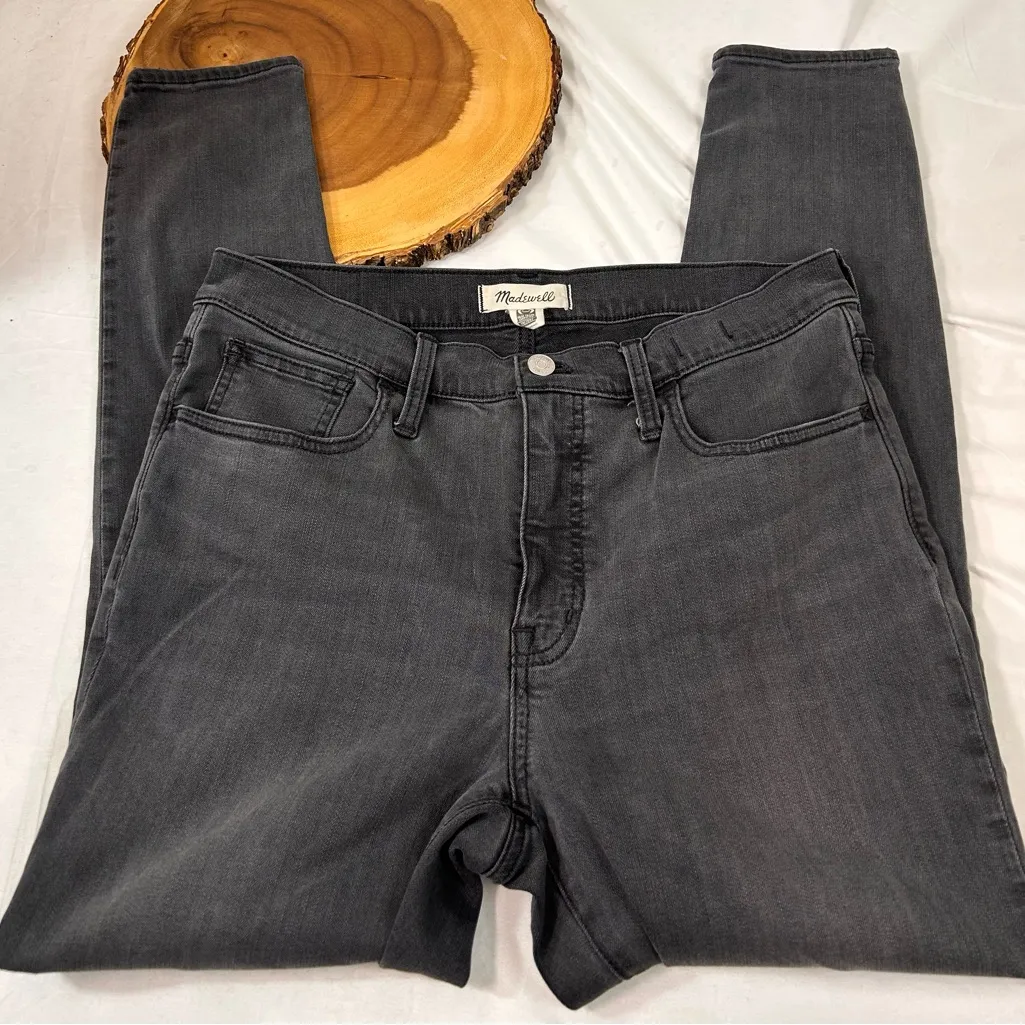 Madewell Roadtripper Lunar wash high rise skinny jeans Size 30 (8) Petite - Image 2