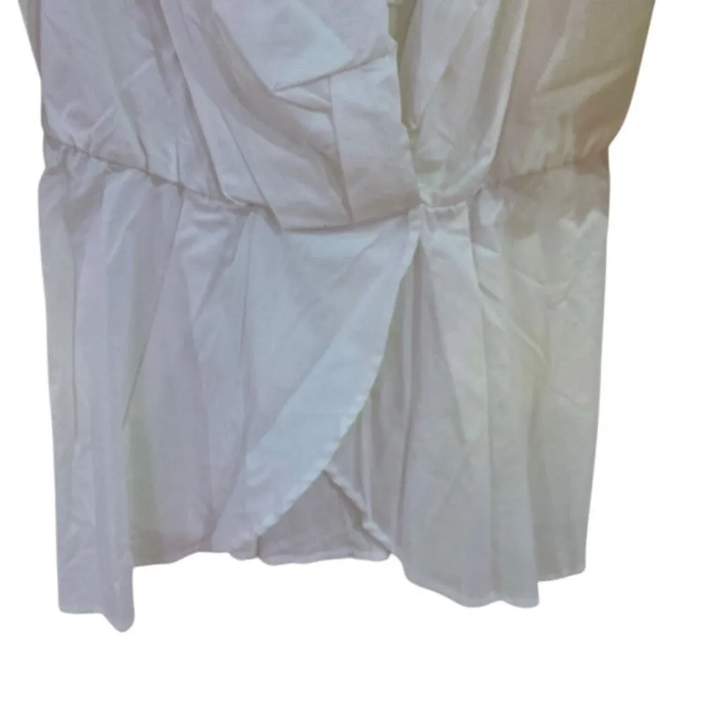 Quum 2XL white blouse puffy sleeve White Size XXL - Image 5