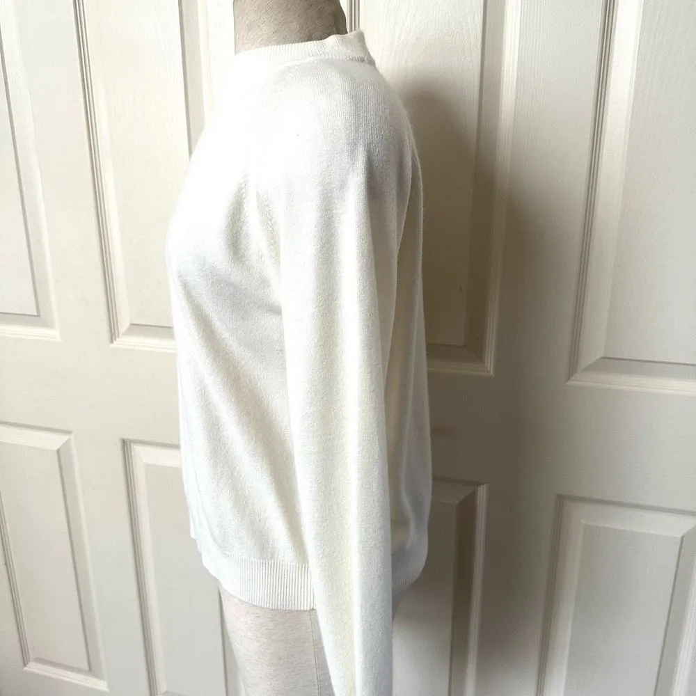 Designers Originals cream mock neck sweater Size M - Image 3