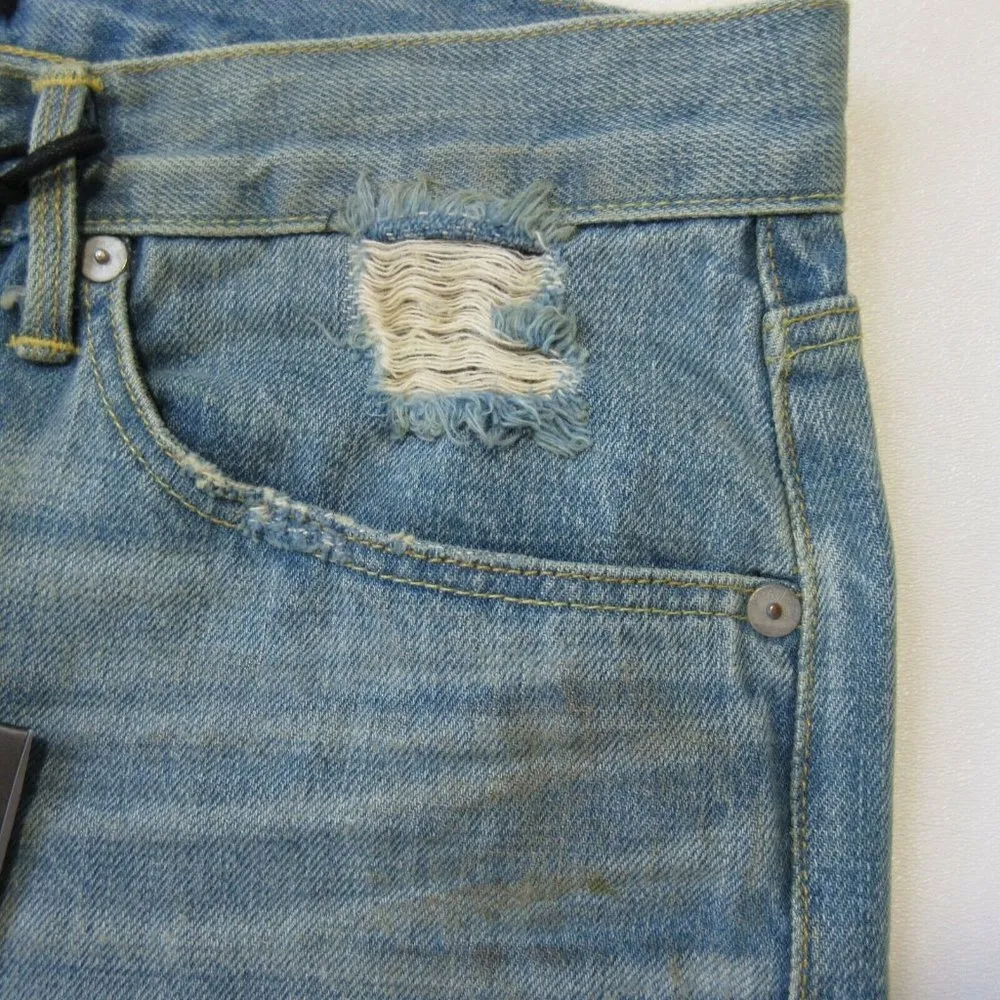 NWT 3x1 W2 Boyfriend in Kent Destroyed Dirty Selvedge Jeans 28 $325 - Image 6