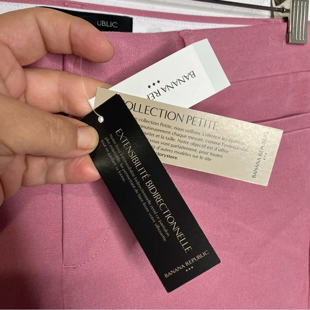 Banana Republic factory‎ Sloan Crop pants women’s size 4 petite professional new - Image 4
