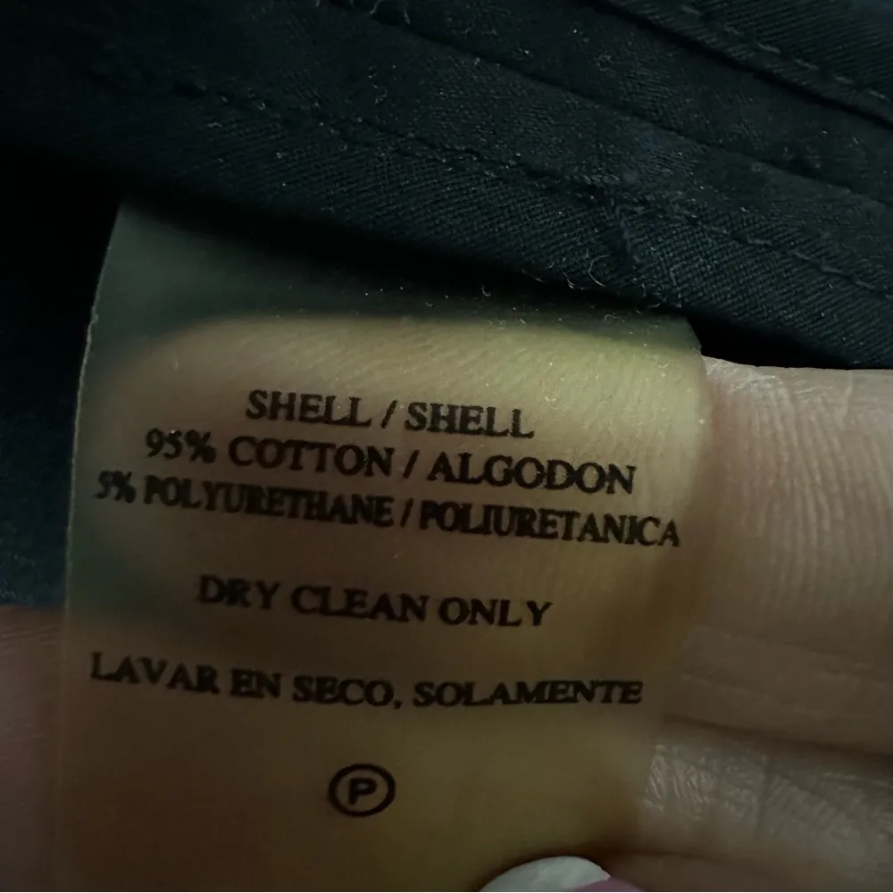 Robin Howe Black Buckle Belted 3 Quarter Sleeve Double Breasted Jacket Womens S - Image 10