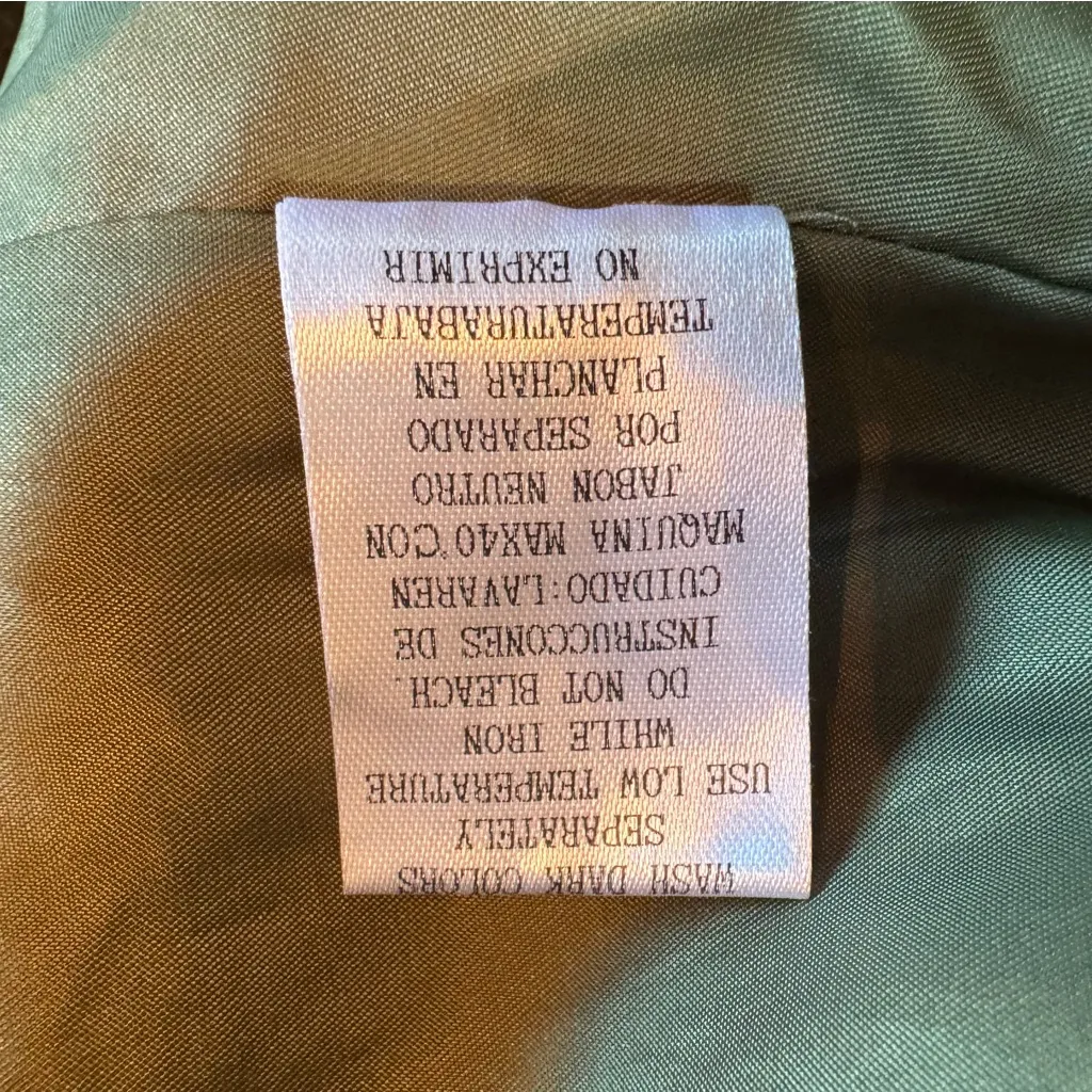 Fashionomics Camouflage Green Khaki Sleeveless Drawstring Waist Vest XL - Image 9