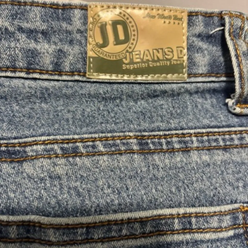 Jeans D Graphic Denim 11 Juniors MGY Y2K Revival Streetwear Statement Boot Cut Blue Size undefined - Image 10