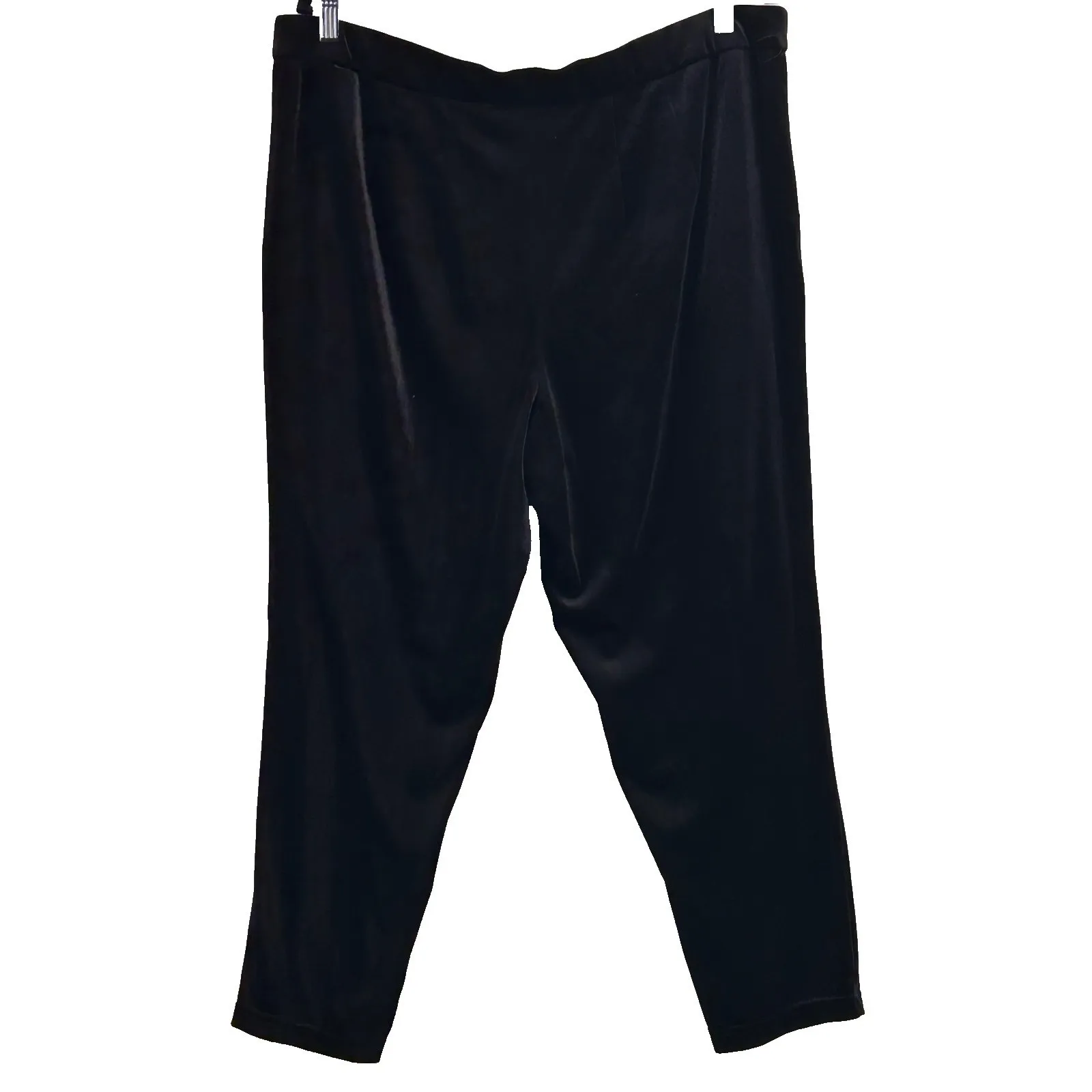 Joan Rivers ‎ Velvet Pull On Pants Black 1XP - Image 2