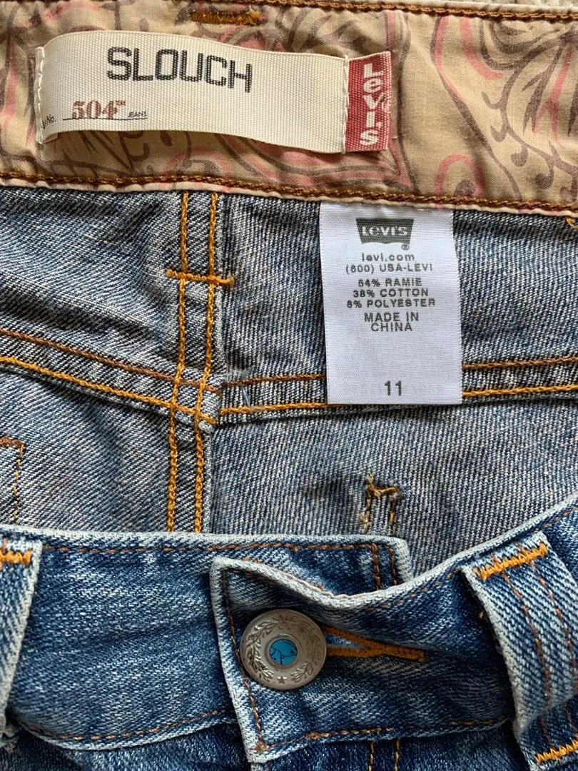 Levi’s 504 Slouch Jean Shorts - Image 3