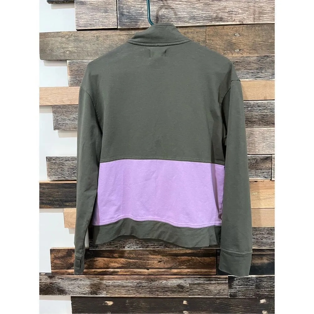 Pact sweatshirt organic cotton sz M Green Size M - Image 2